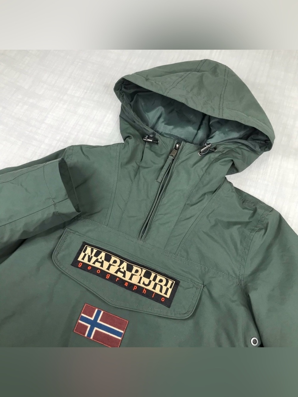 Napapijri Womens LARGE *READ/SEE* Rainforest Winter Anorak Jacket